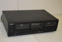 VINTAGE SONY STEREO DUAL CASSETTE DECK TC-W345