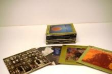 BIN WITH CLASSIC ROCK/RECORD/LP, 25+; SANTANA, ZEPPELIN, ROLLING STONES, WINGS, ETC.