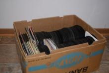 MASSIVE ESTATE LOT OF UNPICKED 45 RPM RECORDS, 200+