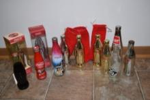 LARGE LOT OF VINTAGE COCA-COLA BOTTLES