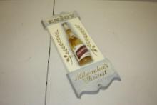 VINTAGE ENJOY BRAUMEISTER MILWAUKEE'S CHOICEST PLASTIC ADVERTISING SIGN 17" BEER BREWERY