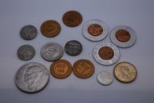 LOT MISC US COINS, MOST POST 1964, AS SHOWN, ALL FOR ONE MONEY