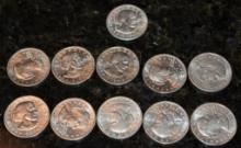 SUSAN B. ANTHONY DOLLAR COIN LOT AS SHOWN NUMISMATICS