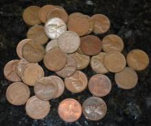 VARIOUS LINCOLN CENT WHEAT LEAF COINS PENNY AS SHOWN