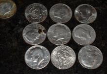 JOHN F KENNEDY HALF DOLLAR 50 CENT COINS, MOST POST 1964, NUMISMATICS