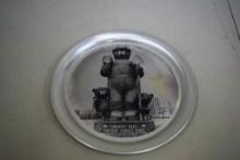 SMOKEY THE BEAR "SMOKEY SAYS PREVENT FOREST FIRES", PLASTIC PLATE