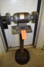 HEAVY DUTY KING METAL POLISHER BENCH GRINDER WITH BASE