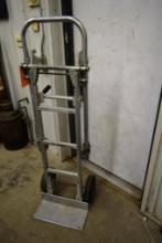 CONVERTIBLE ALUMINUM HAND TRUCK PNEUMATIC WHEELS
