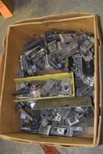 BOX OF MISC. VINTAGE AUTOMOTIVE POWER WINDOW SWITCHES, BEZELS, ETC.