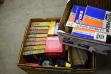 (2) BOXES OF MISC. CARBURETOR KITS, IGNITION WIRES, GASKET MATERIAL, ETC.