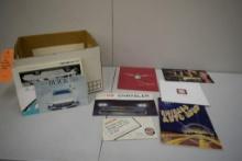 BOX OF MISC VINTAGE AUTOMOTIVE LITERATURE