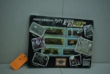 HARLEY DAVIDSON 1997 TRAIN SET, EVOLUTION EXPRESS LIMITED EDITION 5000 NEW IN BOX