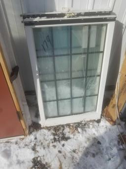 Glass paneled windows misc;
