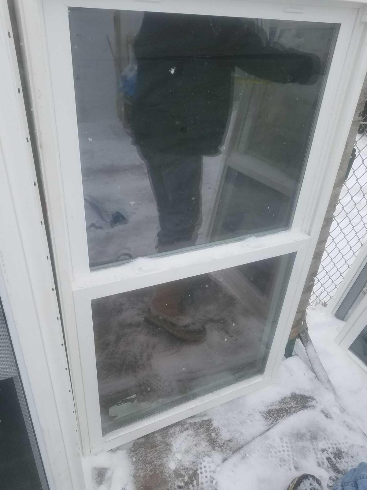 53 1/2 X 32 screened window
