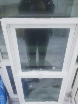 Screened window 24 x 45 1/2