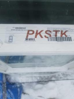 Screened window 24 x 45 1/2