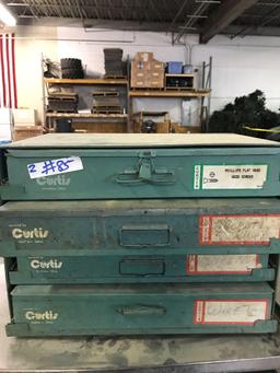 Metal drawer shelving