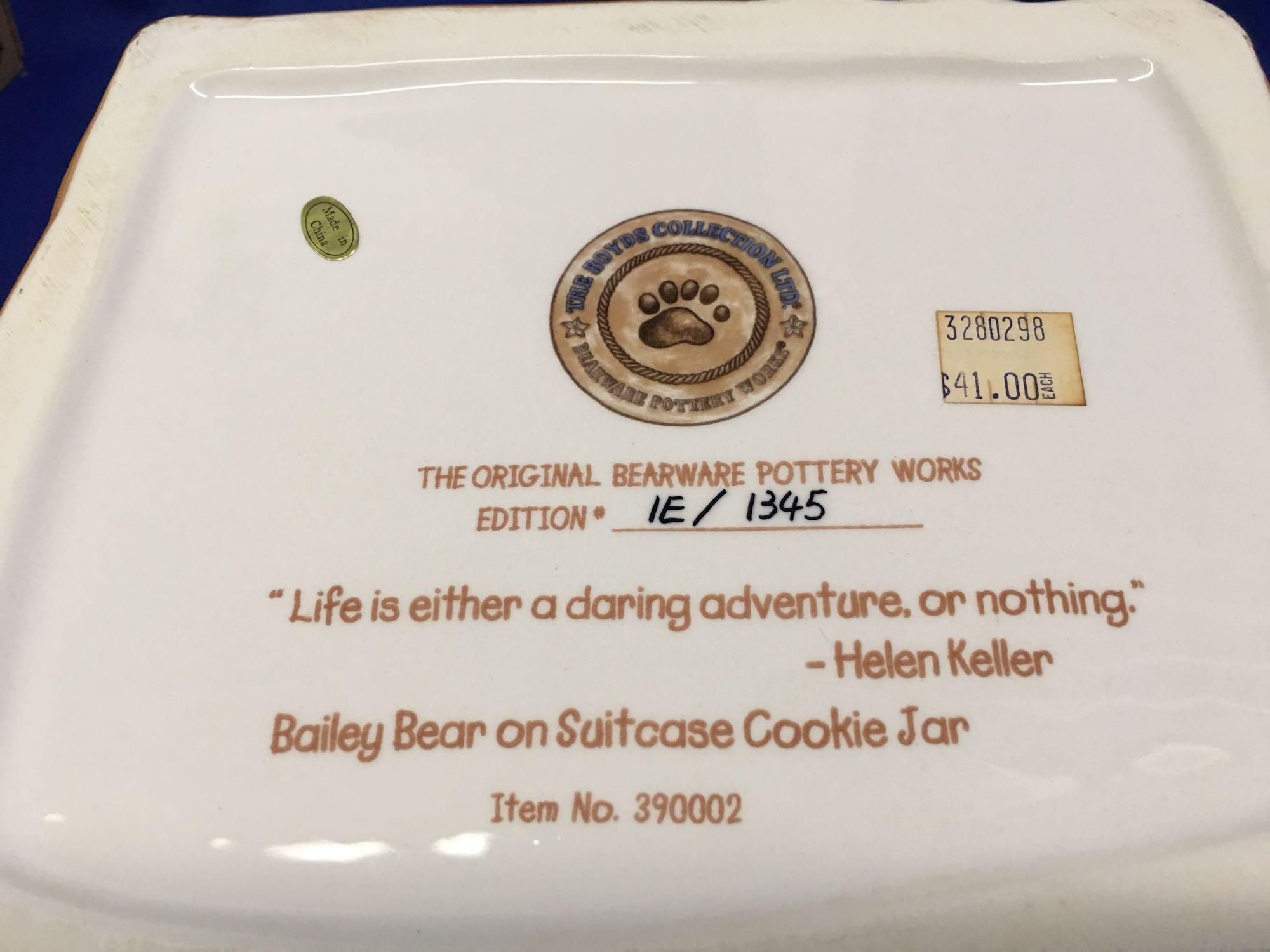 Boyds Collection, LTD.? The Original ?BEARWARE? Cookie Jar
