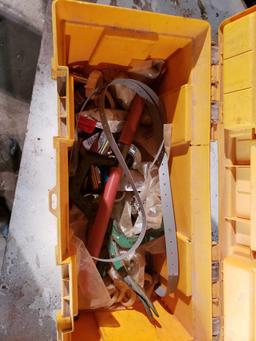 Tool box with organizer