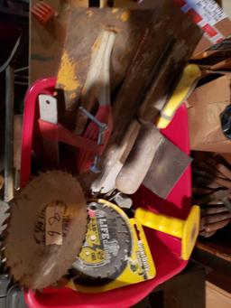 Work bucket with tools
