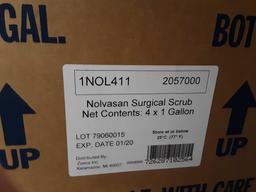 2 boxes of Nolvasan Surgical Scrub 1gal