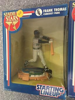 2x Starting Lineup Frank Thomas and Ryne Sandberg