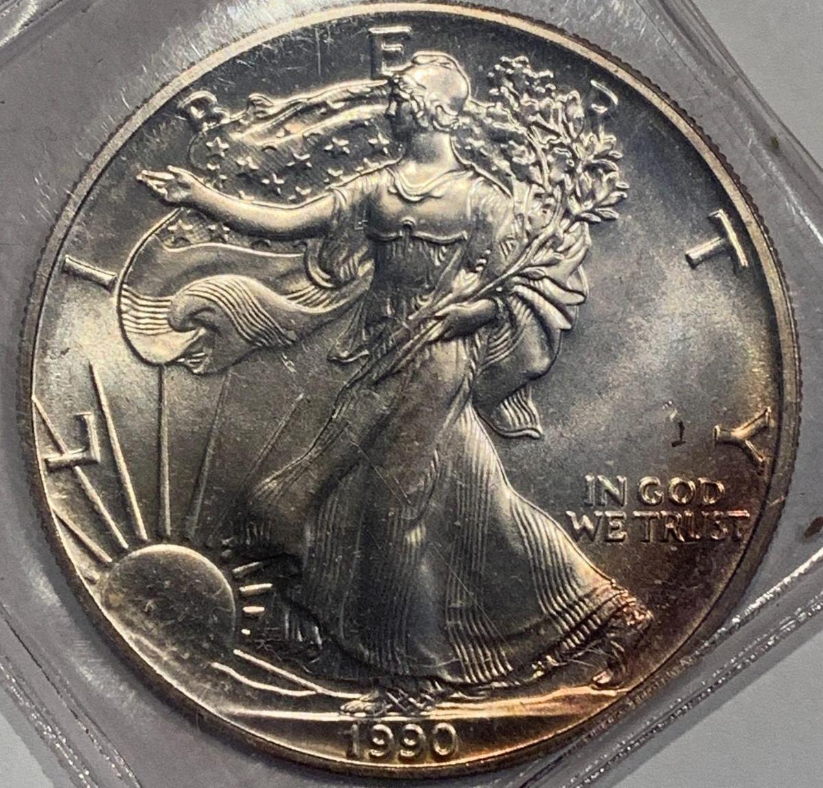 1990 Eagle Silver Dollar