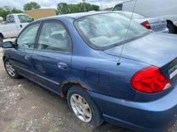 E11 2003 Kia Spectra KNAFB121735302468 Police