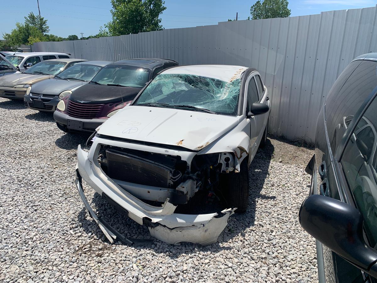 E70 2007 Dodge Caliber 1B3HB48B97D528568 White Accident