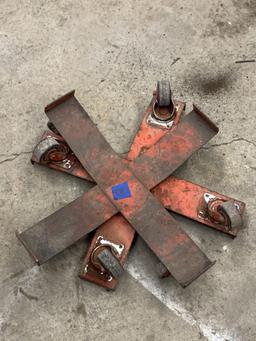 2-50 gallon drum carts
