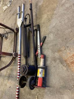 Lincoln air jack unit, Cart and airplane moving unit