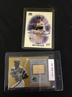 SP Legendary Bat Card Andre Dawson Chicago Cubs, Game used Bat trading card from The Upper Deck