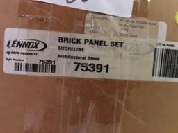 Brick panel set