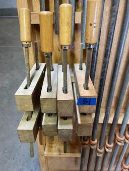 4x wood clamps