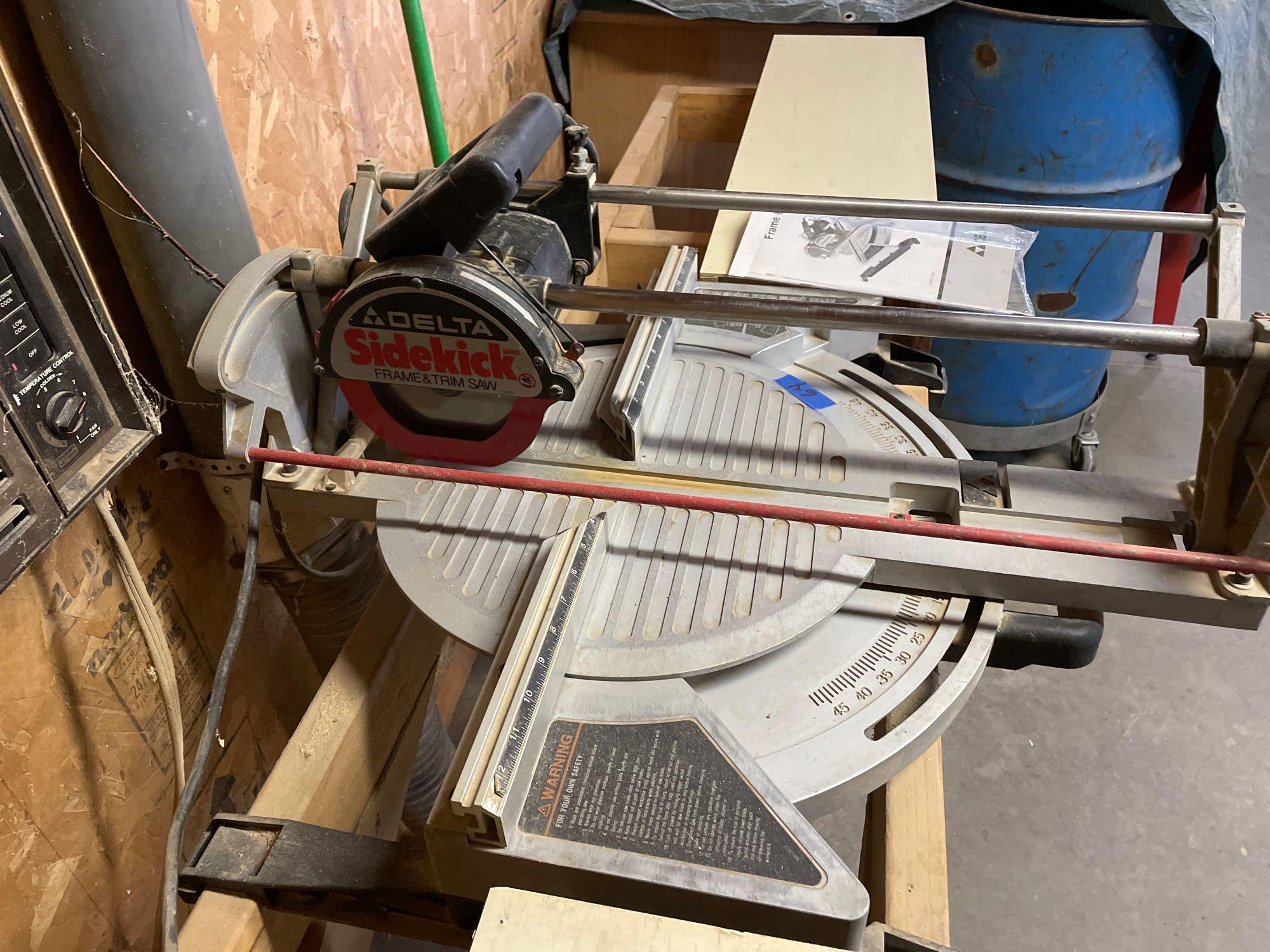 Delta Frame and Sidekick Trim saw with stand