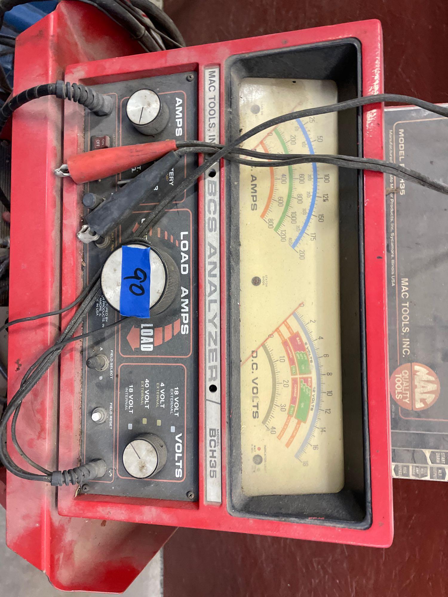 Mac Tools BCS battery charging starting system analyzer model BCH35