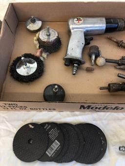 Air tools, air chisel, grinding wheels