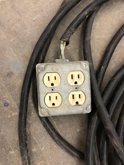Heavy duty extension cord