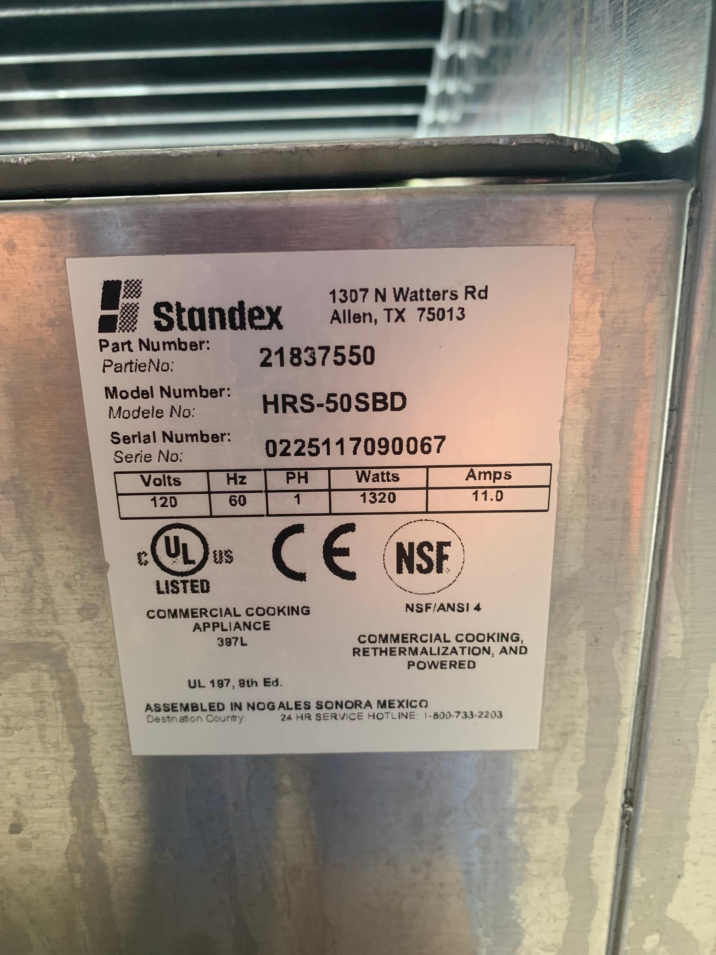 Standex model HRS-50SBD hot dog roller with warmer nice!