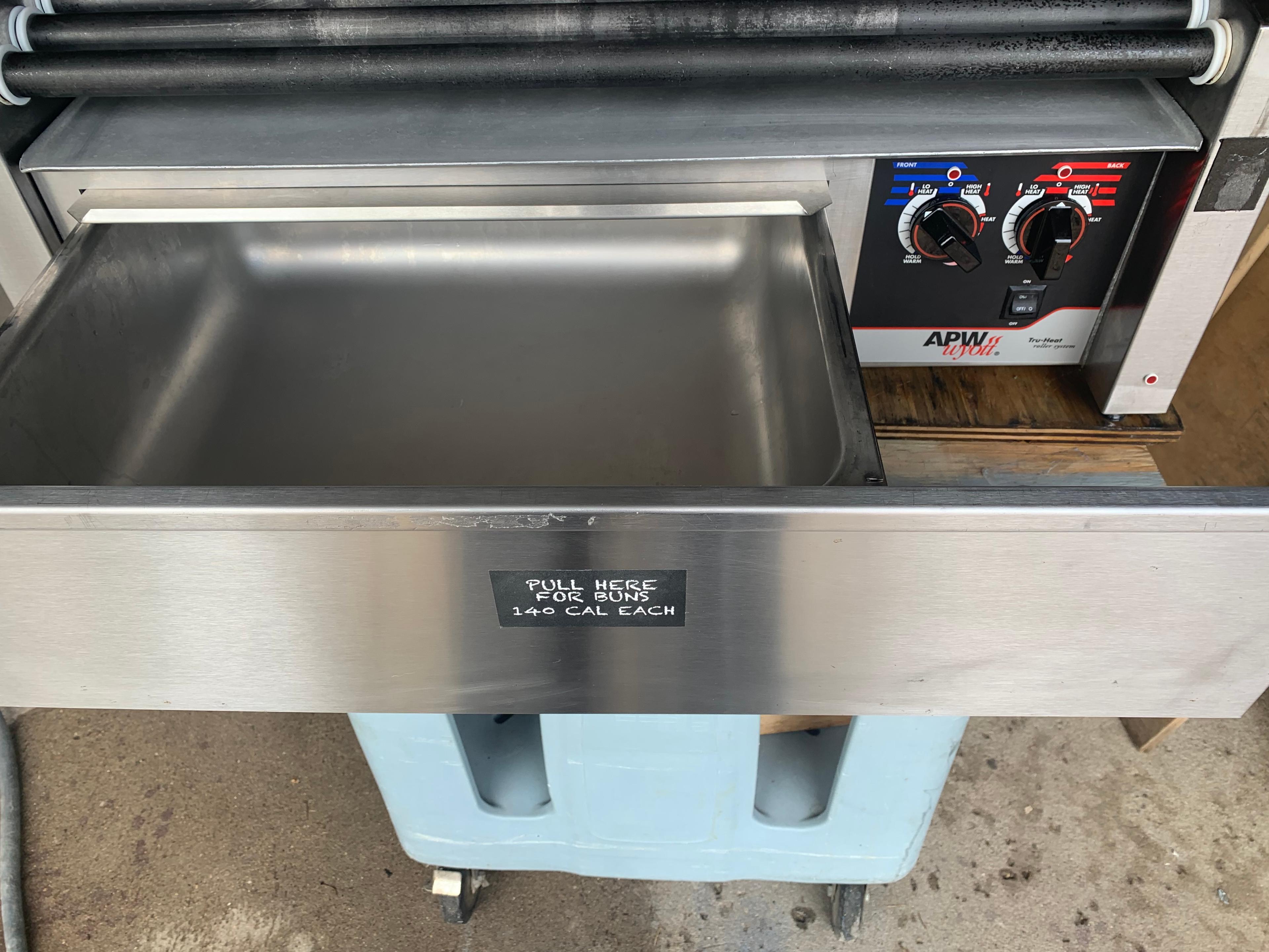 Standex model HRS-50SBD hot dog roller with warmer nice!