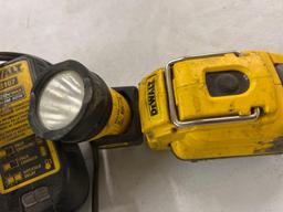 DeWalt 12v Light, battery and charger