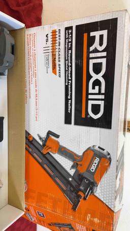 Ridgid 3-1/2? Round-Head framing nailer ( new untested)