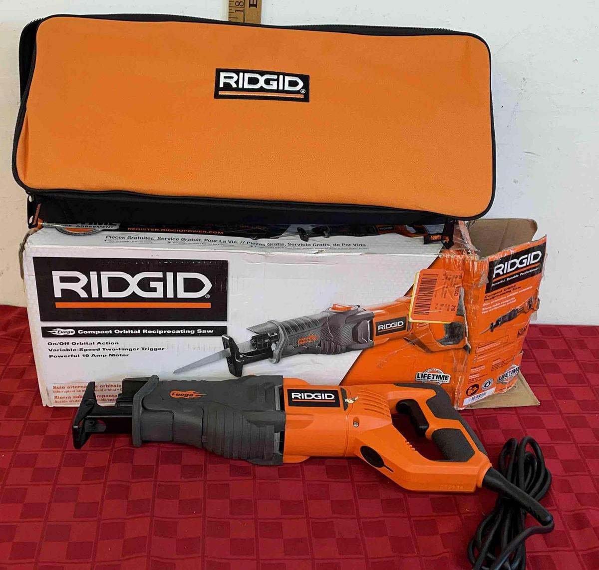 Ridgid Compact orbital reciprocating saw (tested works)