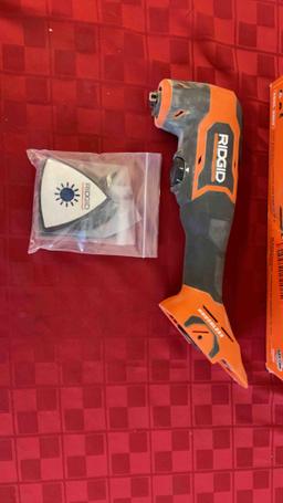 Ridgid 18V Brushless oscillating multi tool ( tested works)