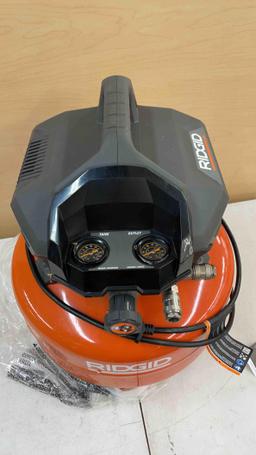 Ridgid Air Compressor 6 gal 150psi (tested works)