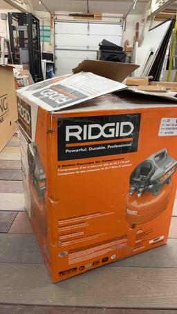 Ridgid Air Compressor 6 gal 150psi (tested works)