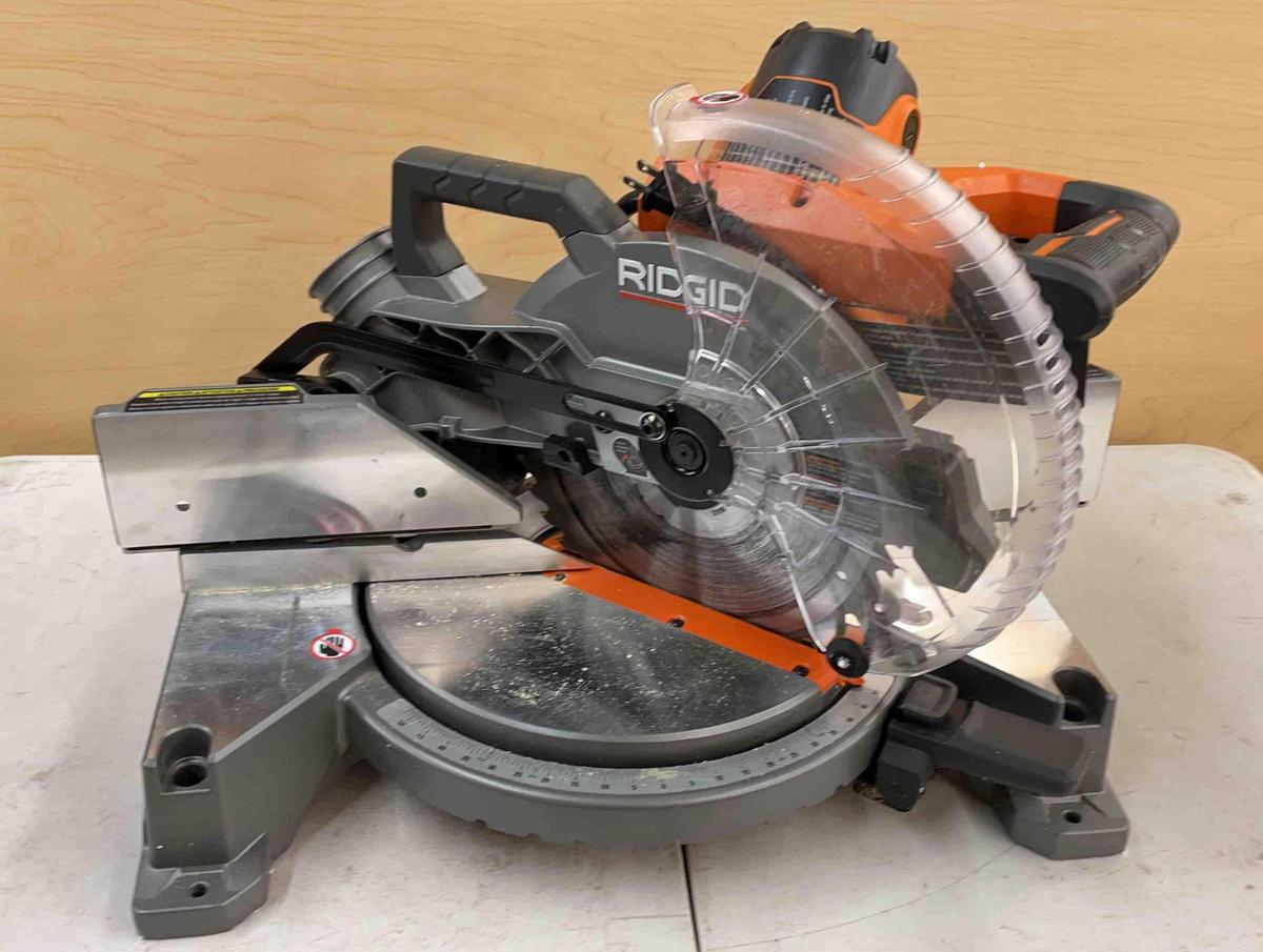 Ridgid 10? Dual Bevel Miter Saw (tested works)