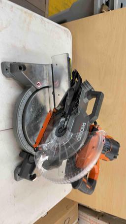 Ridgid 10? Dual Bevel Miter Saw (tested works)