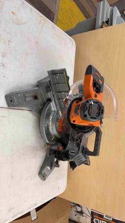 Ridgid 10? Dual Bevel Miter Saw (tested works)