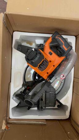 Ridgid 10? Dual Bevel Miter Saw (tested works)